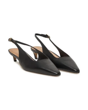 Sandale dama  305436375, piele naturala, negru