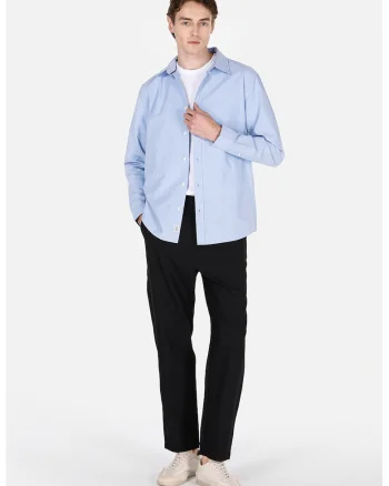 Camasa Oxford regular fit, Albastru deschis