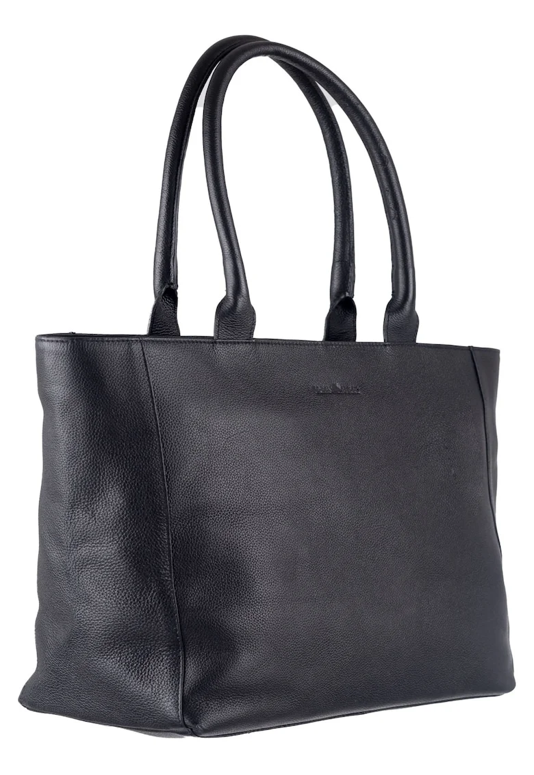 Geanta umar dama piele naturala 46 x 28, Vegas,, Negru, 46 x 28 x 17 cm