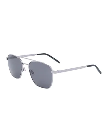 Ochelari de soare aviator, Negru/Argintiu deschis