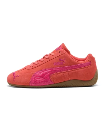Pantofi sport Speedcat Vibes din piele intoarsa, Rosu capsuna