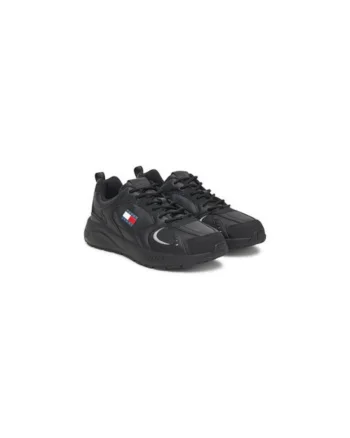 Pantofi sport pentru barbati,  305553119, piele ecologica, negru