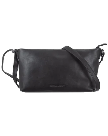 Geanta umar dama piele naturala 28 x 16 cm, Colombiana,, Negru