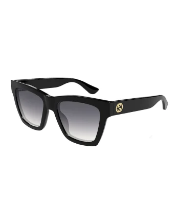 Ochelari de soare cu lentile in degrade - 69875, Auriu/Negru