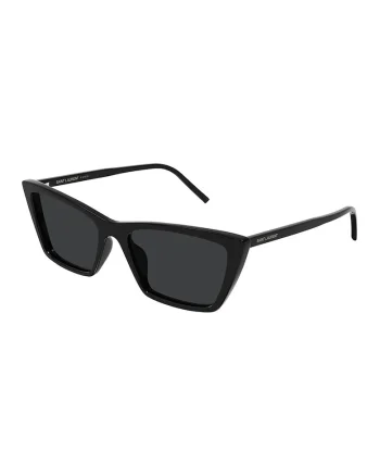 Ochelari de soare cat-eye., Negru