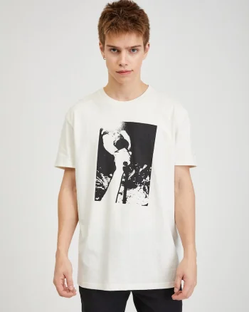 Tricou din bumbac cu imprimeu foto