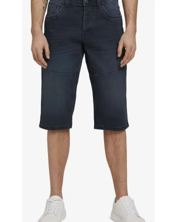 Bermude din denim cu croiala dreapta,