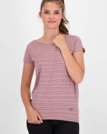 Tricou din amestec de bumbac cu model,