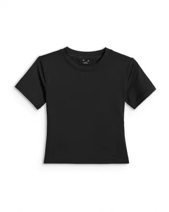Tricou dama  slim, Negru