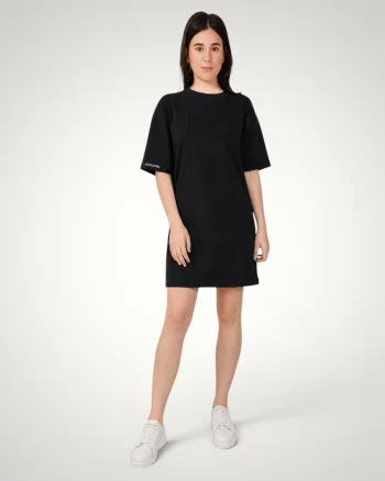 Rochie sport pentru dama din bumbac premium, Negru