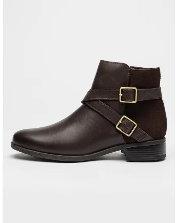 Botine din piele si piele intoarsa Havisham, Maro
