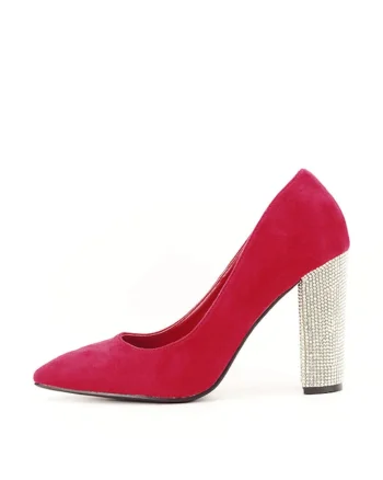 Pantofi rosii cu toc Debbie 02 6692, Rosu