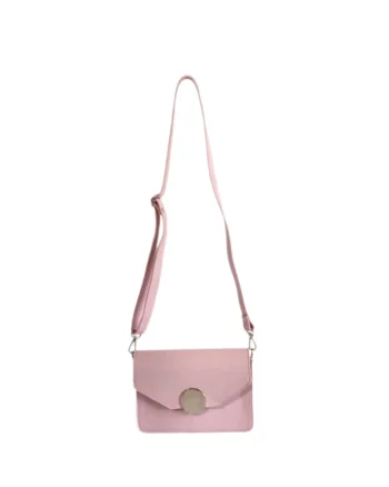 Geanta dama piele,  Carmen, roz, 22x10x15 cm