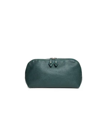 Portfard piele,  St. Tropez, verde, 23 x 8 x 14 cm