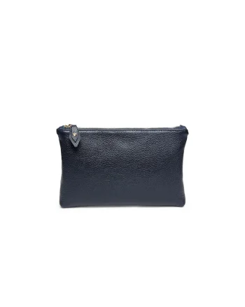 Portfard piele,  Portfard St. Moritz, bleumarin, 23 x 3 x 15 cm
