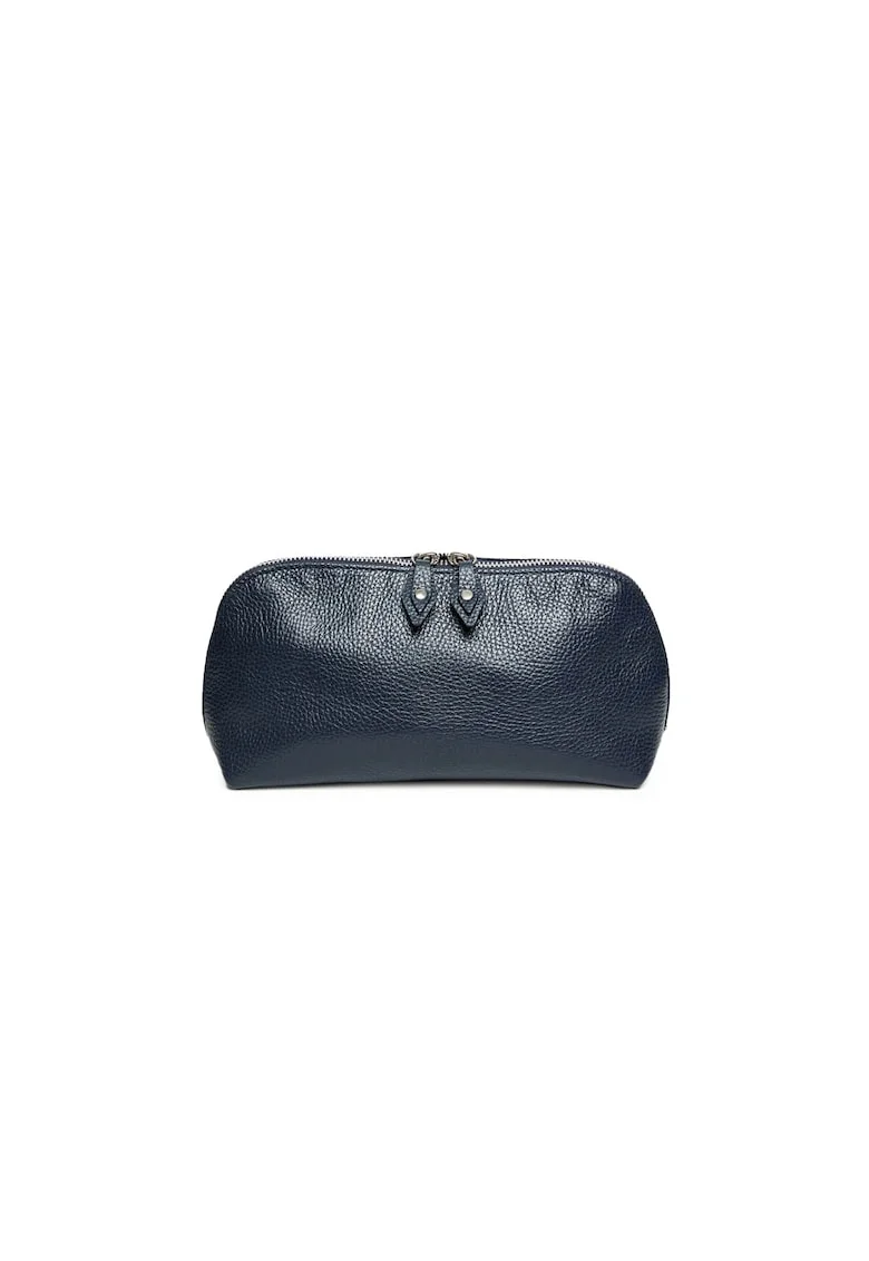 Portfard piele,  St. Tropez bleumarin, 23 x 8 x 14 cm