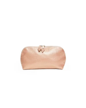 Geanta dama piele,  Portfard St. Tropez, roz inchis, 23 x 8 x 14 cm