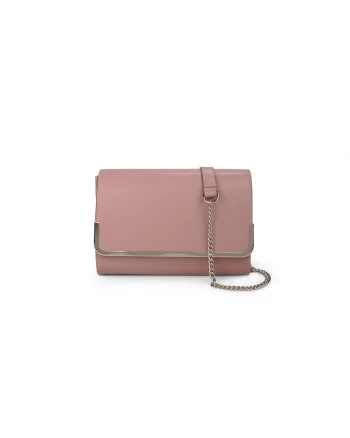 Geanta dama piele,  Laura 41 C rama, roz, 31 x 7 x 21 cm