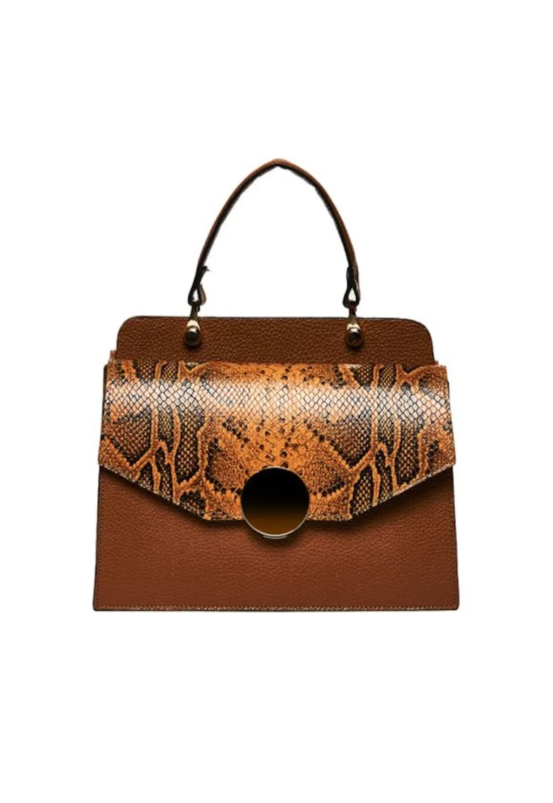 Geanta dama piele,  Felicia, 26x12x20, Coniac