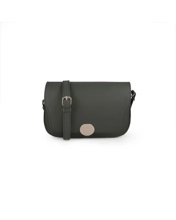 Geanta dama piele,  Cara, 29 x 9 x 19, Verde