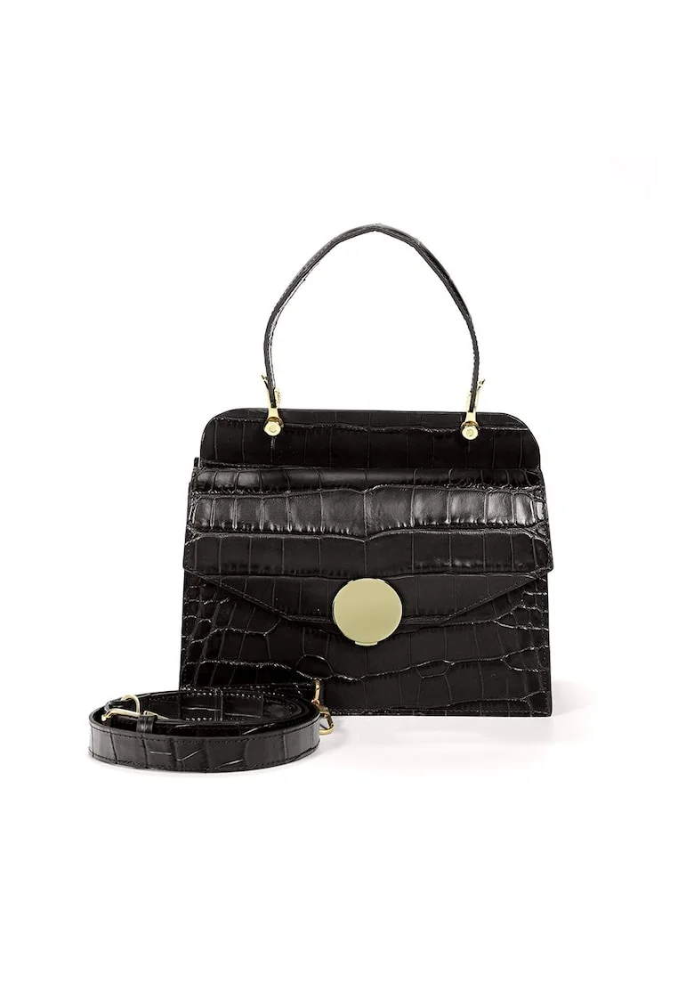 Geanta dama piele,  Felicia, 26 x 12 x 20, Negru