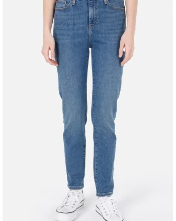 Blugi slim fit Carla 703, Albastru