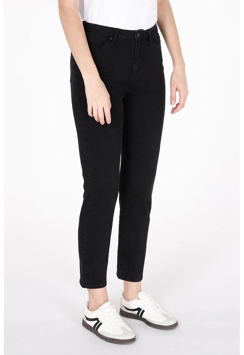 Blugi slim-fit 703 Carla, Negru
