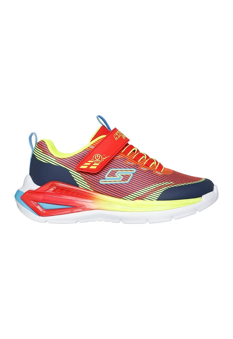 Pantofi sport Lights-Tri cu logo, Rosu/Portocaliu