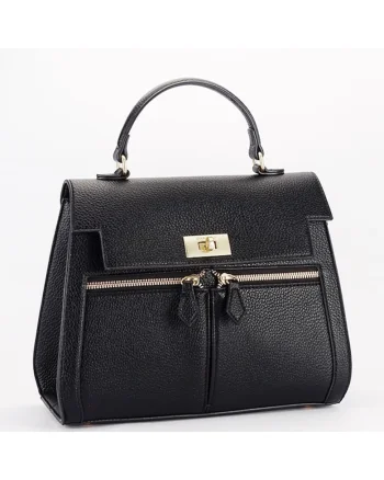 Geanta medie  DHJ823-2 17, Negru, 22x28x10