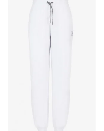 Pantaloni de trening dama,  Regular Fit, Bumbac, Alb, Alb