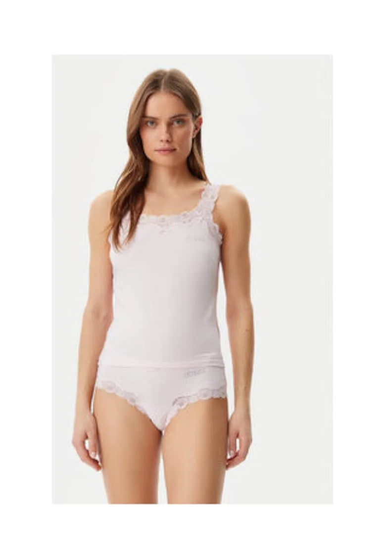 Top de pijama din amestec de modal, Uni