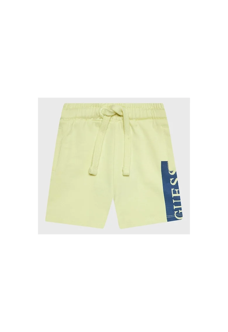 Pantaloni scurti copii,  Bumbac organic, Galben, Galben