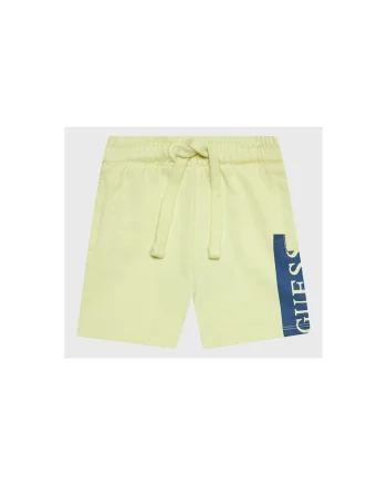 Pantaloni scurti copii,  Bumbac organic, Galben, Galben