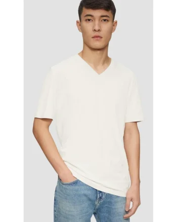 Tricou barbati cu anchior, Regular fit, din bumbac, Verde