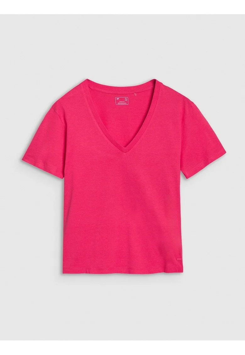 Tricou dama,  supradimensionat, roz, Roz