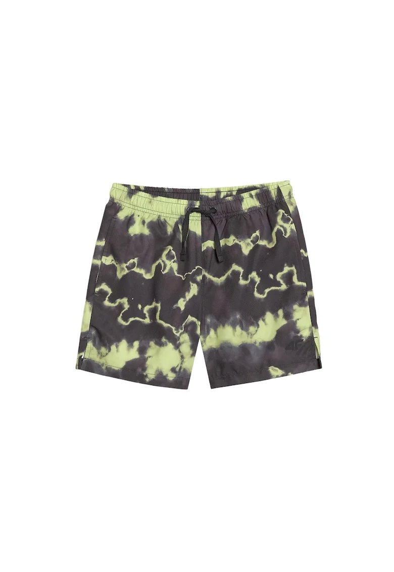 Pantaloni scurti de plaja pentru baieti  negru/verde