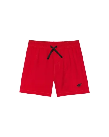 Pantaloni scurti de pentru baieti  sintetic/elastan, uscare rapida, Rosu