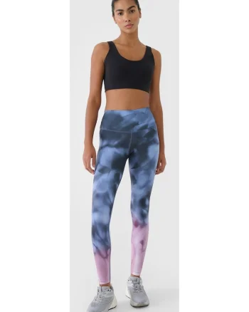 Colanti Femei  multicolor, talie inalta, material sintetic durabil
