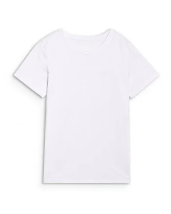 Tricou Alb Fete Bumbac 100%,  Junior, Sportstyle - 54674, Alb