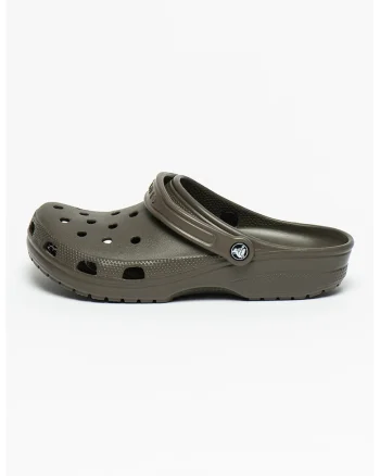 Saboti slingback roomy fit unisex Classic, Maro inchis