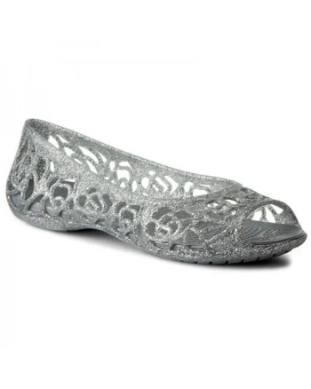 Balerini  Kids' Isabella Glitter Flat GS - US Argintiu - Silver, Argintiu