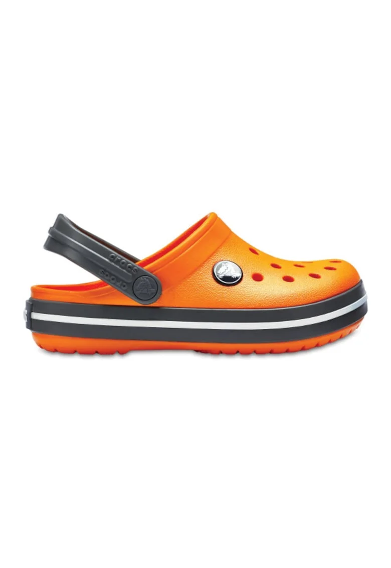Saboti  Crocband Kids - C5 US Portocaliu - Blazing Orange/Slate Grey, Portocaliu