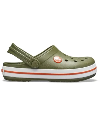 Saboti  Crocband Kids - US Verde - Army Green/Burnt Sienna, Verde