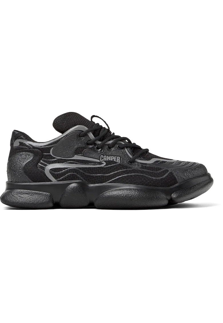Pantofi sport unisex din plasa Karst, Negru/Gri