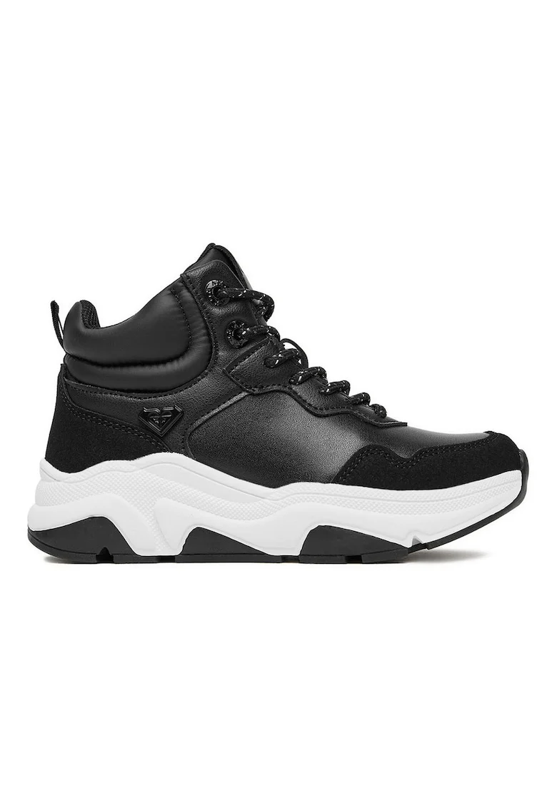 Adidasi pentru fete,  material sintetic, negru, Negru