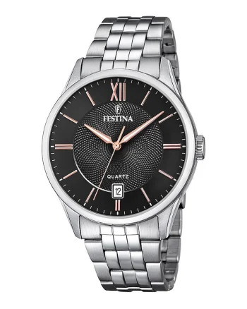 Ceas Argintiu - 65499, Negru