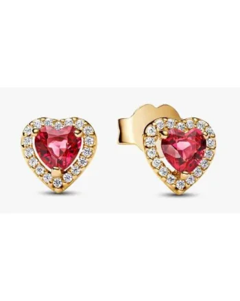 Cercei  tip inima Cristal pave Zirconiu