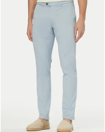 Pantaloni Chino Barbati,  bumbac, Albastru