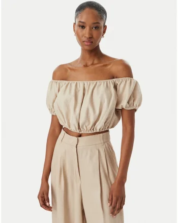 Bluza dama,  croiala regular fit, Bej