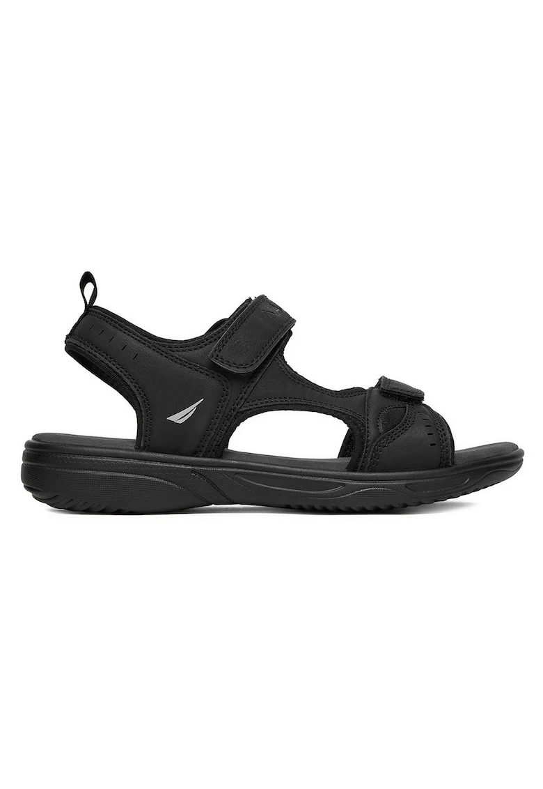Sandale barbatesti  piele ecologica, negru, Negru